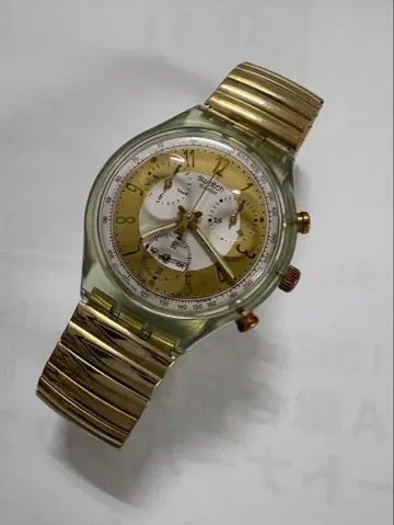 스와치 크로노그래프 SCG101 골든그로브 1992년