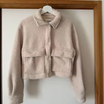 Abercrombie & Fitch 베이지 플리스 자켓 S