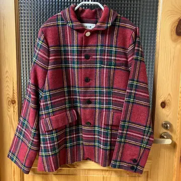 Malle 타탄 체크 자켓