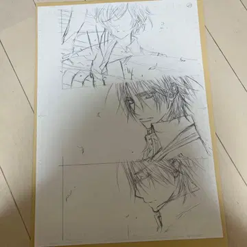 뱀파이어 기사 원화전 한정판 직필 원고 하채