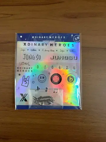 XDINARY HEROES JUNGSU 스티커 세트
