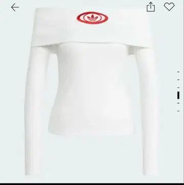 [ 새상품급 택 포함 ] 아디다스 오리지널 오프숄더 상의 M 사이즈