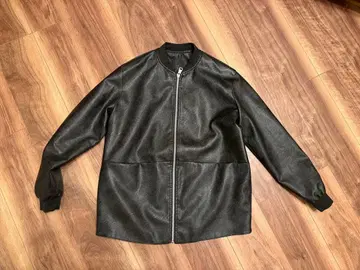 블랙 집업 자켓