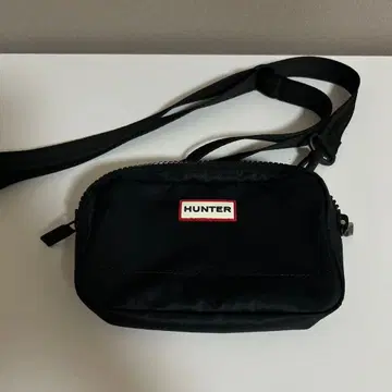 HUNTER 블랙 숄더백