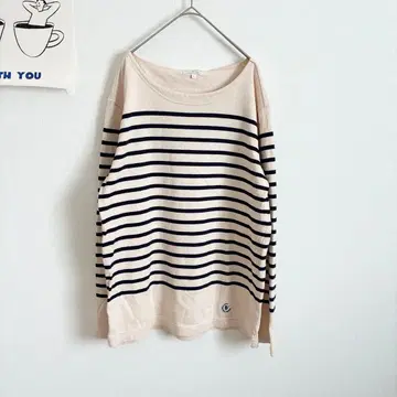 비밍 라이프 스토어 바이 빔즈 보더 긴팔 티셔츠 보트넥