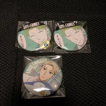 SPY x FAMILY 스파이 패밀리 캔뱃지 로이드 원화전 3종 세트