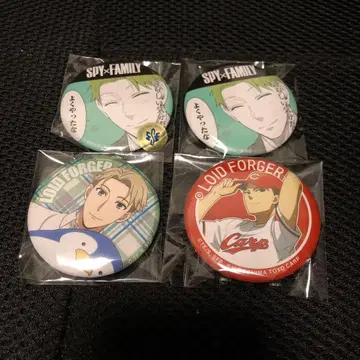 SPY x FAMILY 스파이 패밀리 캔뱃지 로이드 원화전 4개 세트