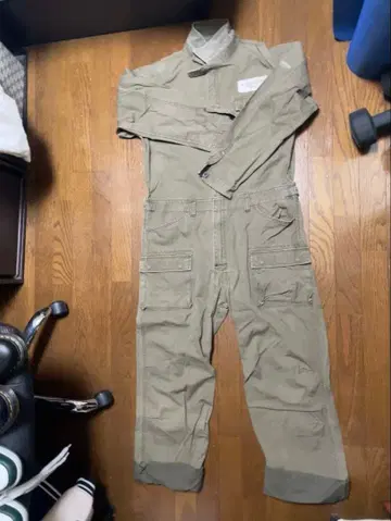 AVIREX 오버롤 XL 카키