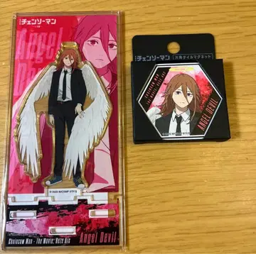 극장판 체인소 맨 레제 편 아크릴 스탠드 마그넷 테레동 천사의 악마