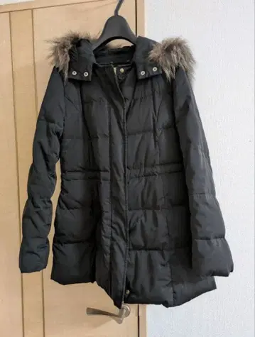 라군 후드 부착 다운 자켓