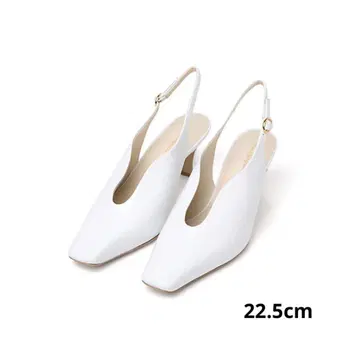 Curved Line Sling Back Heels 22.5