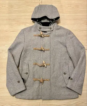 유나이티드 애로우즈 그레이 숏 더플 코트