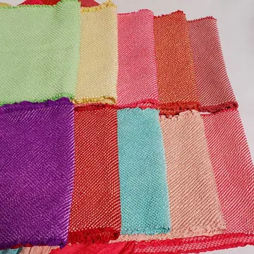 (0523) 오비 장식 천 10점 총조임 기모노 일본 의류 잡화 후리소데