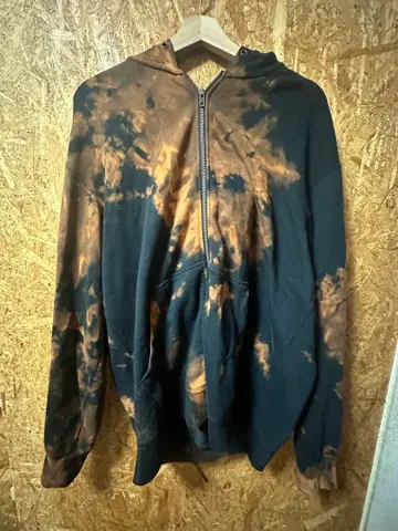 UNIQLO XL 타이다이 염색 집업 후드티