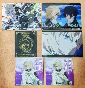 종말의 세라프 엽서 카드 미카엘라 6점