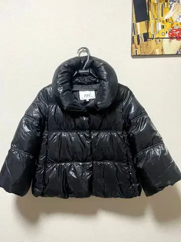 빅 사이즈 13호 준코 시마다 숄카라 숏 다운 코트