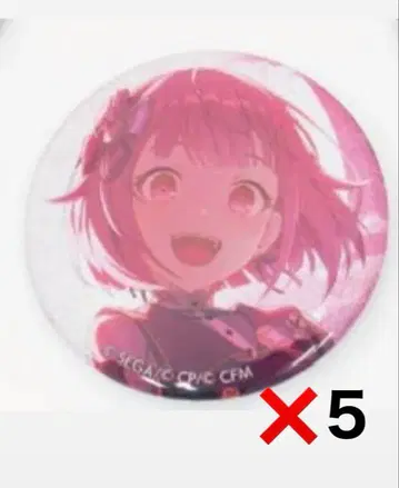 프로세카 글리터 캔뱃지 호우 에무 46A x 5