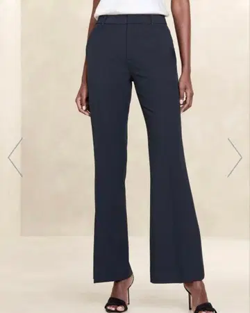 네이비 플레어 팬츠