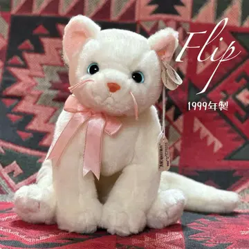 [ 구하기 어려움 ] ty 비니 베이비즈 화이트 고양이 봉제 인형 버디즈