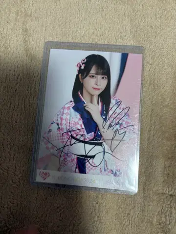 사사키 마이카 이코노이조이 하피 친필 사인