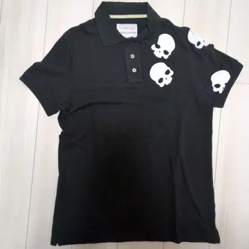 HYDROGEN SPORTSWEAR 스컬 피케 셔츠 XL 블랙