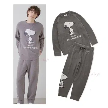 젤라또피케 PEANUTS 스누피 상하의 세트