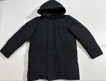 L 사이즈 UNIQLO 울트라 웜 다운 코트 다운 자켓 블랙