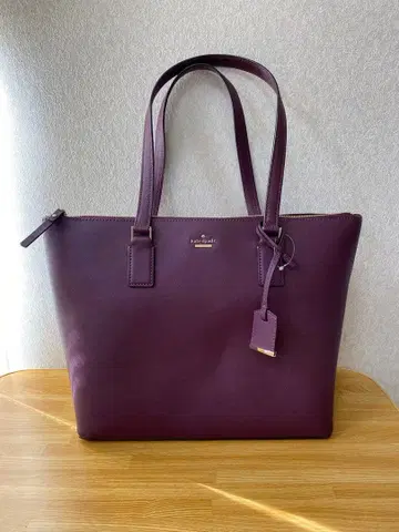 케이트 스페이드 퍼플 토트백