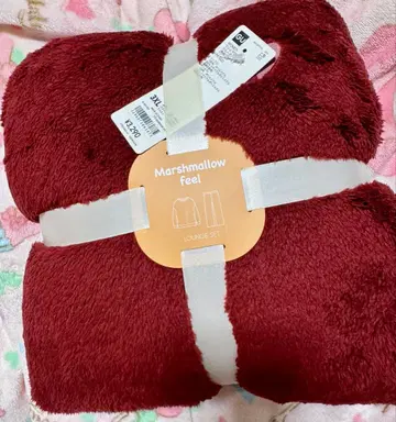 GU 마쉬멜로우 필 크루넥 세트 빨간색 하트 파자마