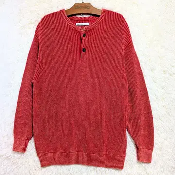 미사용급 ] RELUME CALIFORNIA 페이드 코튼 헨리넥