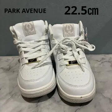 [ 택 포함 ] PARK AVENUE 하이컷 스니커즈 퀼팅 화이트