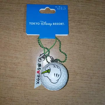 TOKYO DISNEY RESORT 골프공 모양 스트랩