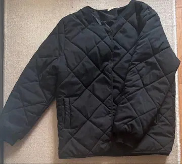 COCOMOMO 퀼팅 자켓 블랙