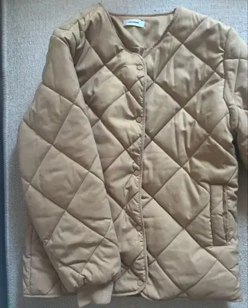 COCOMOMO 베이지 퀼팅 자켓