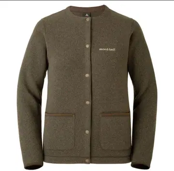 몽벨 mont-bell 크리마플러스 니트 가디건 짙은 갈색 L 플리스