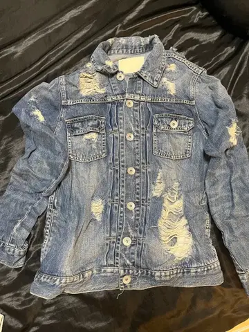 GYDA 데미지 데님 자켓