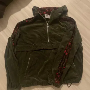 adidas 코듀로이 후드티