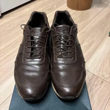 Paraboot 브라운 가죽 스니커즈