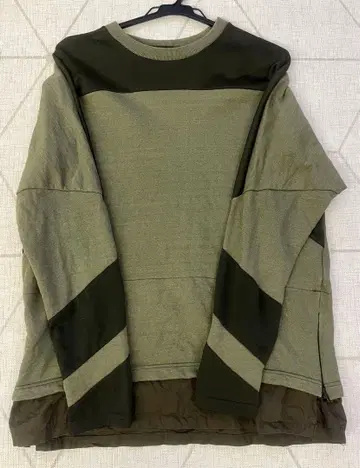 yoshio kubo 올리브 그린 긴팔 트레이닝복