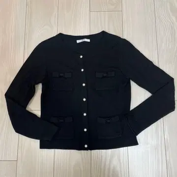 르네 블랙 가디건