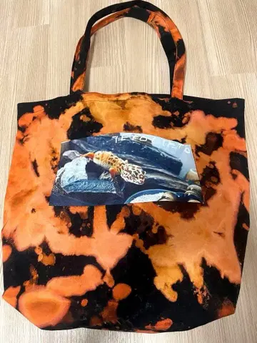 도마뱀 블리치 가공 토트백 빅 사이즈