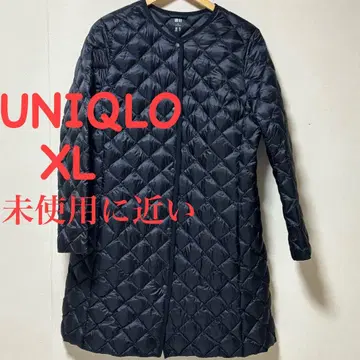 미사용에 가까운 유니클로 울트라 라이트 다운 릴랙스 코트 XL 블랙