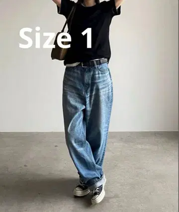 Something fashiru 데님 팬츠 콜라보 사이즈 1