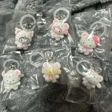 컴플리트 산리오 메지루시 액세서리 후와후와 스노우 플로키 전 6종