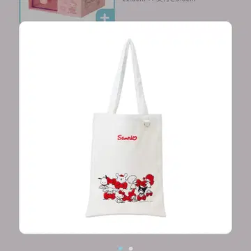 산리오 스마일 경품 토트백