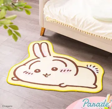새상품 미사용 치이카와 (먼작귀) 러그 매트 토끼