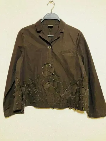 BASCO 브라운 가죽 자켓