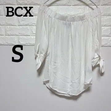 [ BCX ] S 오프숄더 화이트 셔츠