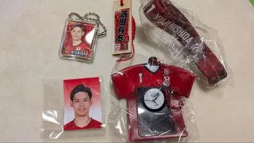 배구 남자 부채 아크릴 참