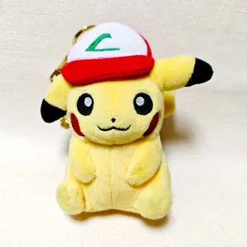 새상품급 모자를 쓴 피카츄 마스코트 봉제 인형 포켓몬 센터